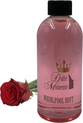 Produktbild von Dufte Momente | Whirlpool Duft 500ml | Rose | mit naturreinen und natürlichen ätherischen Ölen | kein Schaum | vegan und ohne Tierversuche