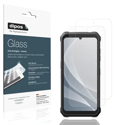 Image de 2x Protection ecrán pour FOSSiBOT F110Pro mat Verre souple Film Protecteur 9H dipos