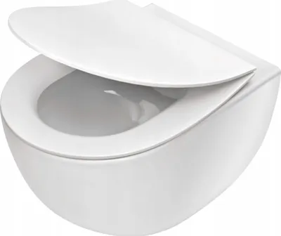 Produktbild von Wandhängende, Hänge WC, Toilette, Wand-WC, Spülrandlos,E Schüssel, Mit Sitz Peonia, Cded6Zpw
