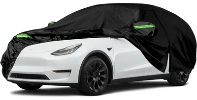 Obrázok produktu pre Ochranný obal na auto, vodeodolný, určený pre modely Tesla Model Y (ročníky 2020-2026), priedušný, vyrobený z materiálu Oxford 300D, vhodný na celoročné používanie