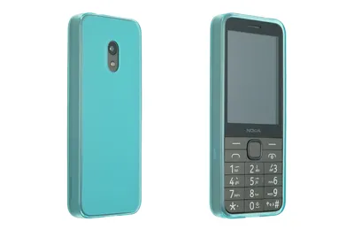 Produktbild von caseroxx Schutz-Hülle TPU-Hülle kompatibel mit Nokia 235 4G (2024) / 215 4G (2024) / 220 4G (2024), Gummi Handy Tasche hellblau