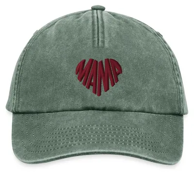 Produktbild von Spreadshirt Stickerei Mama Rotes Herz Vintage Cap, One size, Vintage Flaschengrün