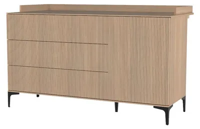 Produktbild von Kidsmill Wickelaufsatzplatte XL - Levi - Eiche