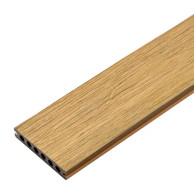 Obrázek produktu pro Terasová prkna WPC PREMIUM z kompozitního materiálu | PŘÍRODNÍ DUB – DUB WINCHESTER | Vzorek dřeva | LIDERWOOD