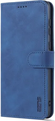 Zdjęcie produktu dla Pokrowiec König Design kompatybilny z etui na telefon Samsung Galaxy A33 5G ze skóry syntetycznej - Niebieskie etui na telefon komórkowy