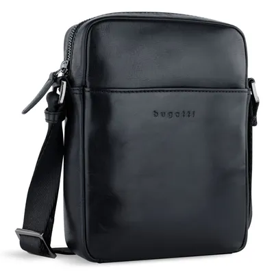 Produktbild von bugatti Schultertasche Umhängetasche Romano Shoulderbag Black schwarz