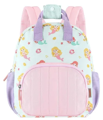 Zdjęcie produktu dla Plecak dziecięcy dla dziewczynek, wiek 2-4 lata, mini plecak, kolor niebieski, wymiary 28x23x9 cm