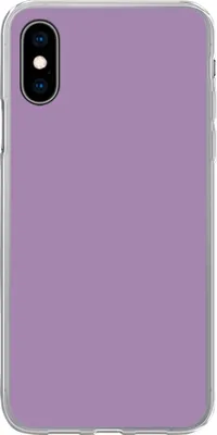 Produktbild von MuchoWow® Handyhülle Schutzhülle Hülle für Telefoonhoesje iPhone X Innenbereich - Violett - Farben - Farbe - Einfarbig Silikon Softcase Handy Hülle - Handyhülle