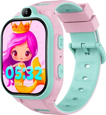 Smartwatch Forever GPS WiFi 4G Kids Boost KW-530 Rosa KI SOS IPS 2,0" nanoSIM 2 Mpx G-Sensor IP67 GeoFencing Videoanruf 800 mAh