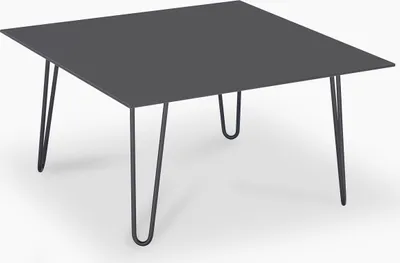 Produktbild von janEven Couchtisch FloatLine Anthrazit Quadratisch Hairpin Beine