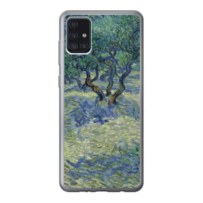 Produktbild von MuchoWow® Handyhülle Schutzhülle Hülle für Samsung Galaxy A52 5G Der Olivenhain - Vincent van Gogh Silikon Softcase Handy Hülle - Umschlag