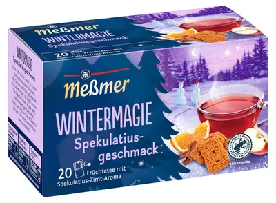 Produktbild von Meßmer Wintermagie Spekulatiusgeschmack 20x2,25g Packung 45g