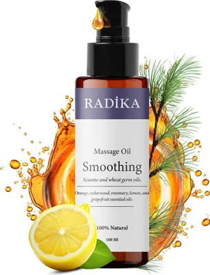 Produktbild von Massageöl, Glättendes Massage-Öl, 100% Rein, BIO, natürlich, 100 ml