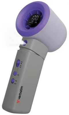 Zdjęcie produktu dla Wiatrak Verbatim Cool n Go Aqua Breeze fioletowo-szary