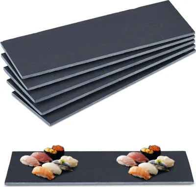 Obrázok produktu pre sada 6 ks bridlicových dlaždíc 30 x 10 cm