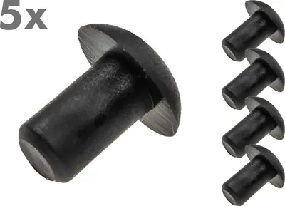 Produktbild von 5 Stück Abdeck Kappe für 5 mm Loch Blindstopfen Blech KfZ Werkstatt