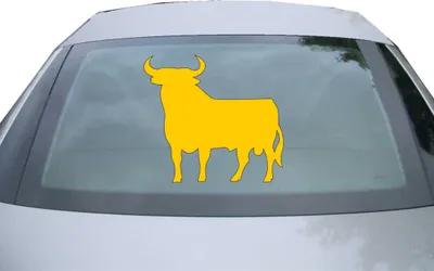 Produktbild von Indigos UG - Aufkleber Heckscheibe & Motorklappe DE2468 - gold - 600x549 mm - Spanien - Auto Scheiben Fenster Heckklappe Tuning Racing JDM - Die cut