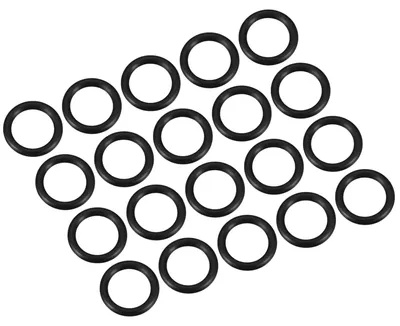 Zdjęcie produktu dla O-ring z gumy nitrylowej, wymiary 27x20x3-5 mm, 20 sztuk, kolor czarny