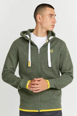 Produktbild von Solid SDBenjaminZip Herren Sweatjacke Kapuzenjacke Hoodie mit Kapuze Reißverschluss Kordelzug Baumwollmischung Regular fit
