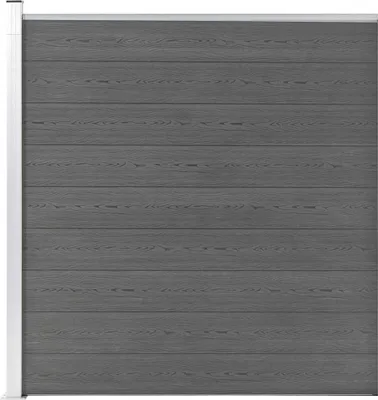 Produktbild von vidaXL Gartenzaun WPC 175x186 cm Grau