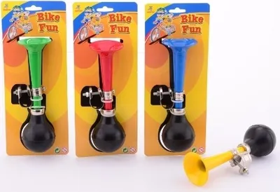 Immagine prodotto di JohnToy - Clacson per bicicletta in metallo Bike Fun, colori assortiti