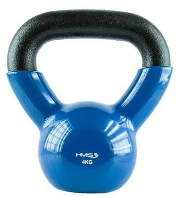 Zdjęcie produktu dla HMS Kettlebell KNV04 żeliwny pokryty winylem BLUE