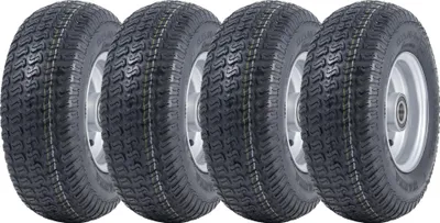 Produktbild von 13x5.00-6 Rasenmäher Reifen & Felgen Wanda P332- 25mm 6205 Lager (4er Set)