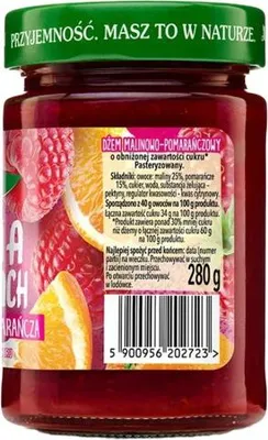 Zdjęcie produktu dla Herbapol - Dżem Malina w tropikach