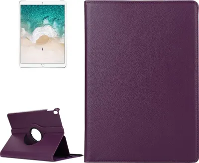Produktbild von Schutzhülle für iPad Pro 10.5 Tablet Hülle Schutz Tasche Case Cover Lila 360 Grad drehbar Rotation Bumper