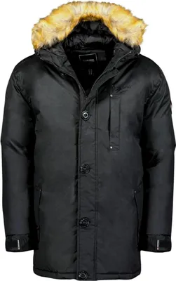 Produktbild von Herren Anapurna Chapala schwarze Daunenjacke mit Kapuze 3XL