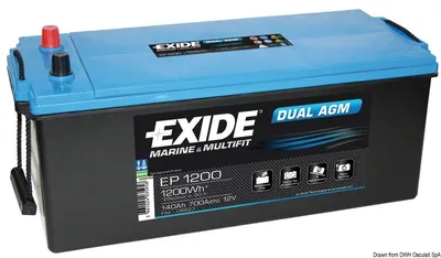 Obrázek produktu pro Baterie Exide Agm 240 Ah , 1 kus