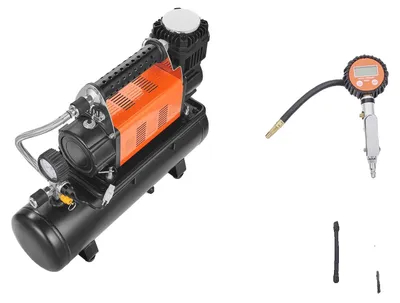 Immagine prodotto di compressore d'aria a 12V per impieghi gravosi, pressione massima 150 PSI, serbatoio da 6L