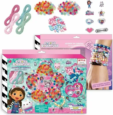 Immagine prodotto di Kit per la realizzazione di bracciali e collane Gabby's Dollhouse Colourful