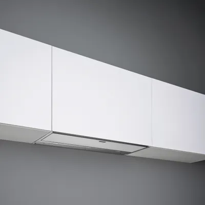 Image de Hotte aspirante plate Move de Falmec, 60 cm, acier inoxydable, verre blanc 100283