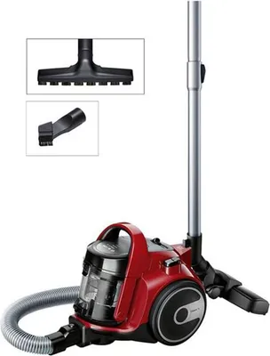 Produktbild von Bosch Bodenstaubsauger beutellos BGS05AAA2, Farbe Rot