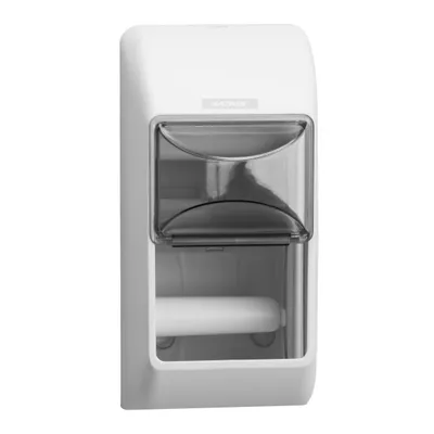 Obrázok produktu pre KATRIN® 223080240 Zásobník na toaletný papier - biely, na 2 rolky