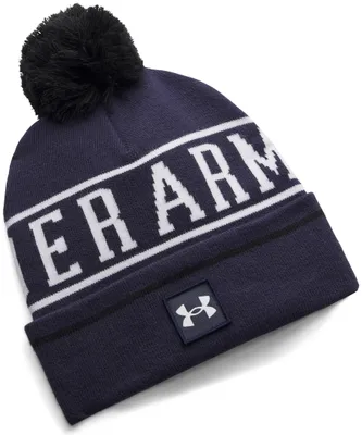 Productafbeelding van Under Armour M Halftime Pom Beanie - marineblauw, maat: -