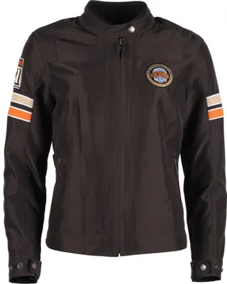 Immagine prodotto di Giacca Helstons Grid da donna in tessuto per moto, marrone scuro, M