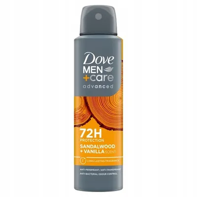 Image de Dove Men+Care Advanced Sandalwood & Vanilla Antyperspirant Spray 150ml