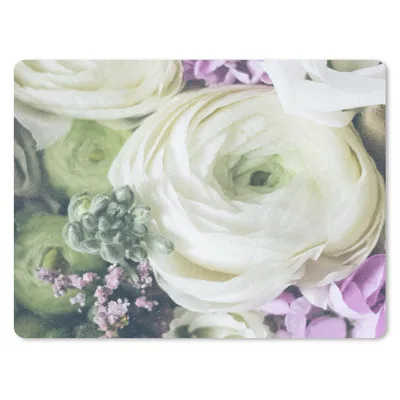 Produktbild von MuchoWow® Mauspad Mousepad Blumen - Rosen - Natur 40x30 cm - Mousepads - Maus Mat - Pad - Mausunterlage - Anti Rutsch