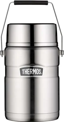 Image de THERMOS STAINLESS KING FOOD JAR 1,20 l Thermobecher 1,2l stainless steel mat | HAN 4001205120 | EAN 4002458491474