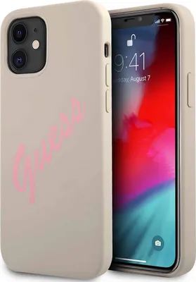 Image de Guess Guhcp12Slsvsgp Iphone 12 Mini5,4 Szaro Różowy/Grey Pink Hardcase Silicone Vintage