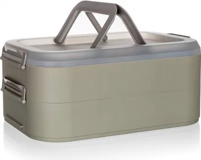 Image de Boîte alimentaire PIKNIK DUO LATTE 40x28x18cm