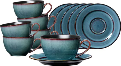Produktbild von Ritzenhoff & Breker Bali Kaffeetasse mit Untertasse 220 ml 6er Set