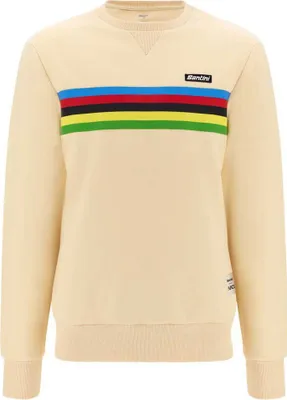 Produktbild von Santini Uci World Champion Sweatshirt Beige L Mann Beige L