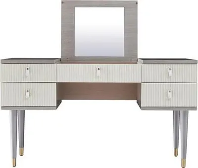 Productafbeelding van Luxueuze make-up tafel, design, tafel, cosmetica, spiegel, kaptafel, slaapkamer