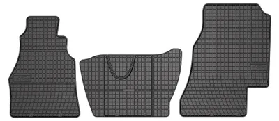 Produktbild von Gummi-Fußmatten Vorne + Tunnel für Mercedes-Benz Sprinter W903 1995-2006 (Van) – Schwarz, passgenau