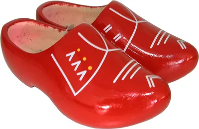 Produktbild von Original holländische Holzschuhe: Der feine Rote (Gr. 22-23)