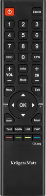 Obrázok produktu pre Diaľkový ovládač pre televízory Kruger&Matz, model KM0232T/KM0222FHD