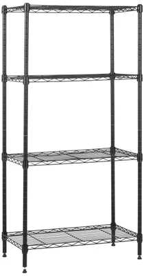 Image de Étagère de stockage avec 4 étagères étroites étagères réglables en hauteur